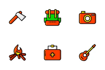 Camping & Adventure Icon Pack