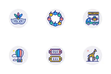 Circus Elements Icon Pack