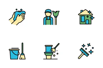 Cleaning Service Icon Pack