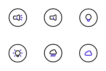 Estrella/Clima Paquete de Iconos