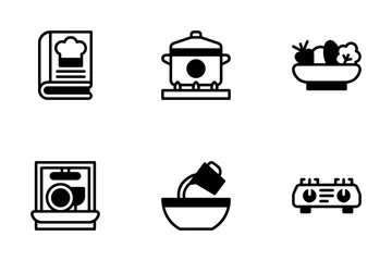 Cocinando Paquete de Iconos