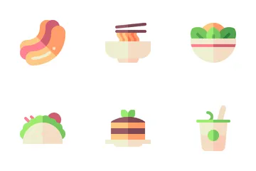 Alimento Paquete de Iconos