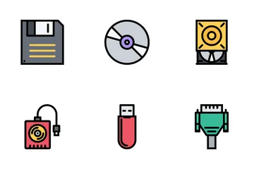 Computer & Data Colored Icon Pack