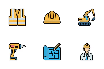 Construcción Paquete de Iconos