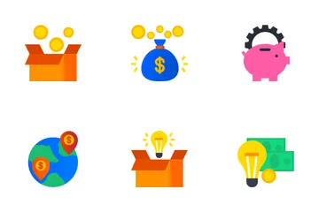 Crowd Funding Icon Pack