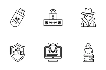 Cyber Crime Icon Pack