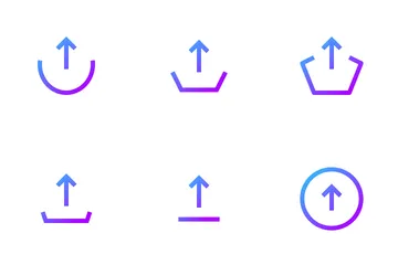 Dashboard Download & Upload Icon Pack