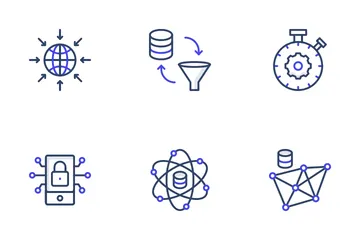 Data Science And Big Data Icon Pack