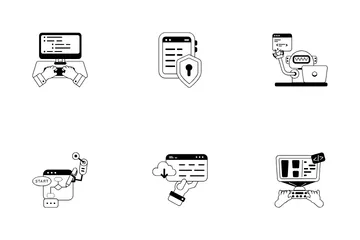 Desenvolvimento de software Pacote de Ícones