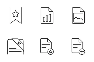 Documents And Bookmarks  Icon Pack