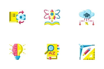 Education And Creativity Icon Pack