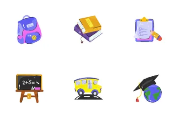 Education Stickers Icon Pack