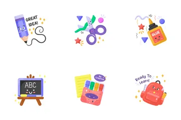 Education Stickers Icon Pack