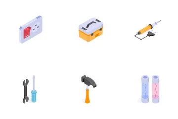 Electrician Tools Icon Pack