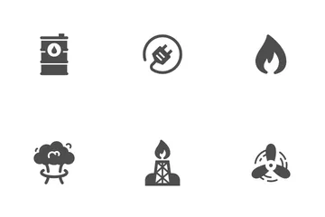 Potencia energética Paquete de Iconos