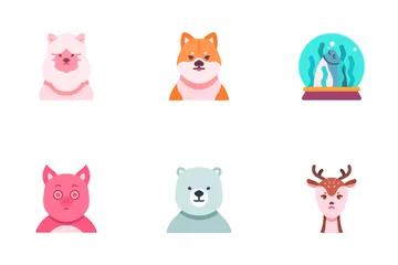 Escuadrón de animales Paquete de Iconos