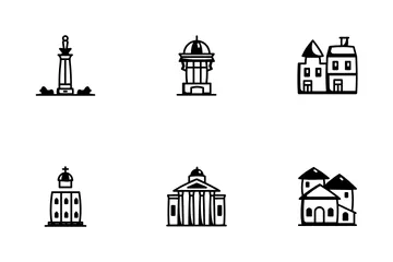 European Landmark Icon Pack