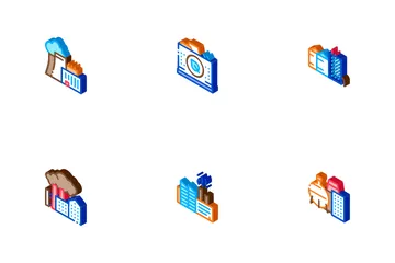 Factory Industrial Icon Pack