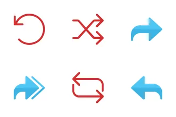 Flat Arrow Icon Pack