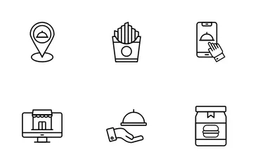 Food Delivery Icon Pack