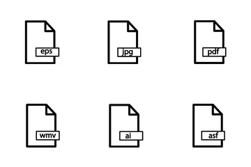 Formatos de arquivo Pacote de Ícones