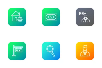 Free Bienes raíces Paquete de Iconos