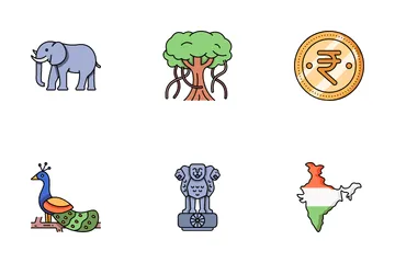 Free National Symbols Of INDIA Icon Pack