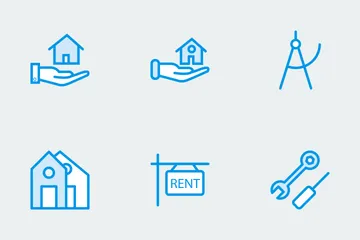 Free Real Estate Cute Icons Icon Pack