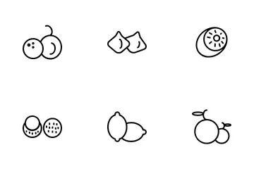 Fresh Fruits Icon Pack