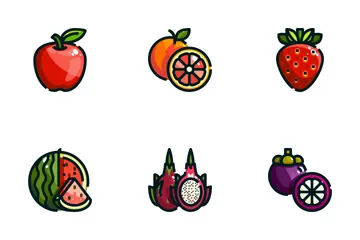 Frutas Paquete de Iconos