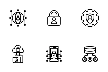 GDPR LineArt - General Data Protection Regulation Icon Pack