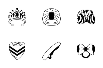 Hair Accessories Icon Pack