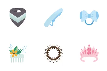 Hair Accessories Icon Pack