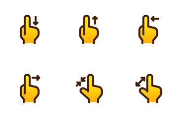 Hand Gesture Icon Pack