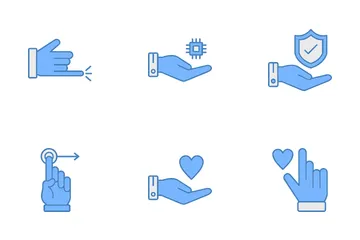 Hand & Gestures Icon Pack