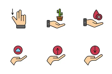 Hand & Gestures Icon Pack