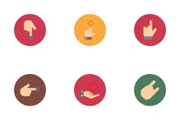 Hand & Gestures Icon Pack