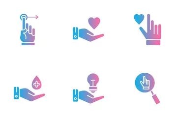 Hand & Gestures Icon Pack