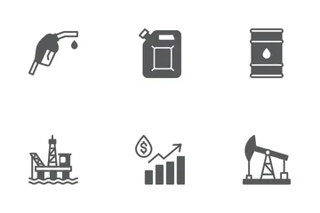 Industrie pétrolière Pack d'Icônes