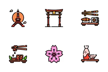 Japón Paquete de Iconos