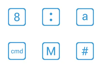 Keyboard Symbols  Icon Pack