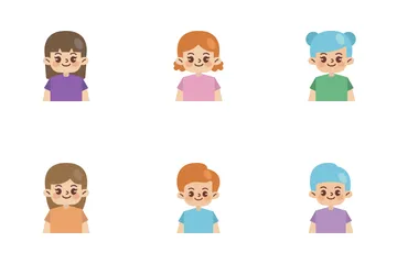 Kids Avatar Icon Pack