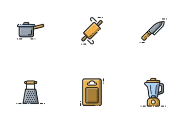 Kitchen Utensil Icon Pack