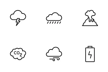 Klimawandel Symbolpack