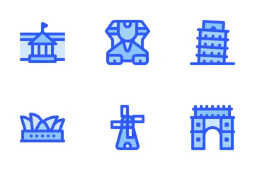 Landmark Monument Icon Pack