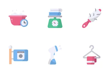 Laundry Service Icon Pack