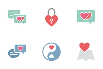 Love Romance And Wedding Icon Pack