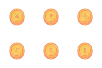 Major Currency Coins Icon Pack