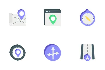 Maps And Navigation Icon Pack