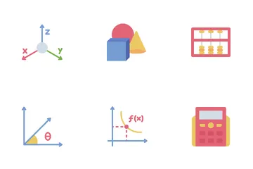 Matemáticas Paquete de Iconos